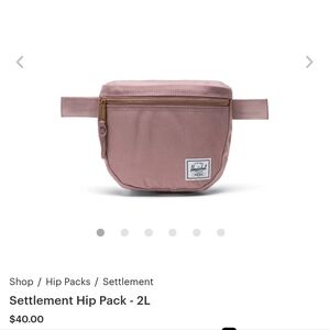 Herschel Settlement Hip Pack - Ash Rose